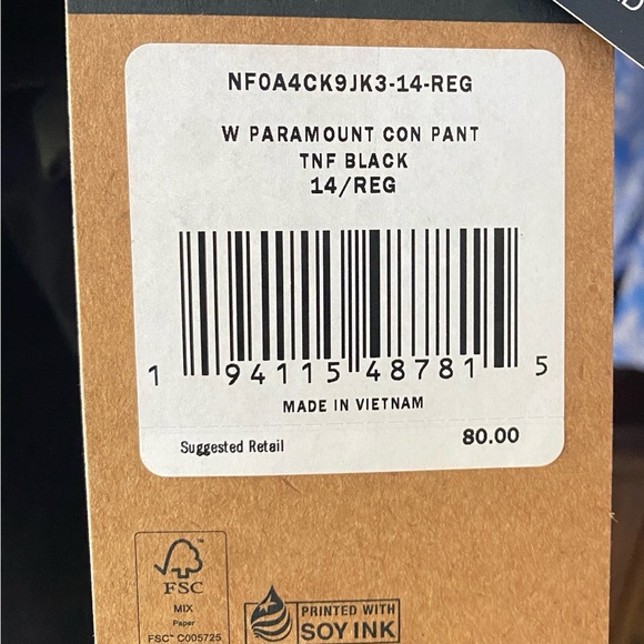 Women’s Northface active pants 14, NWT - Picture 3 of 5